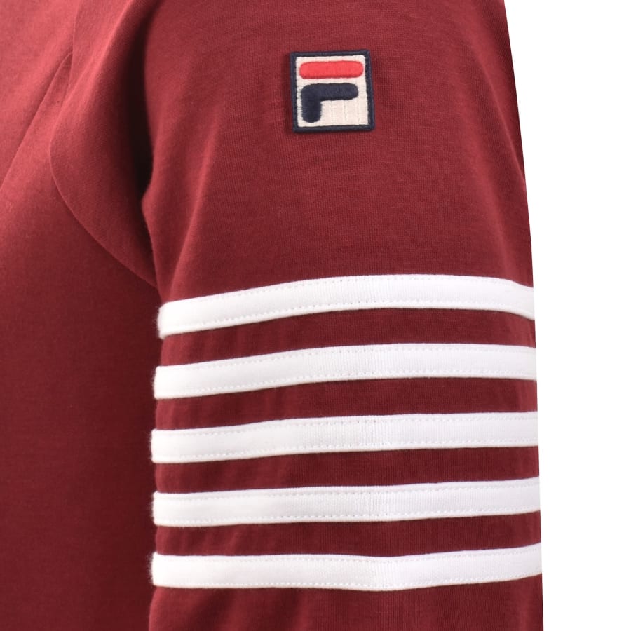 Image number 4 for Fila Patrice Zip Track Top Red