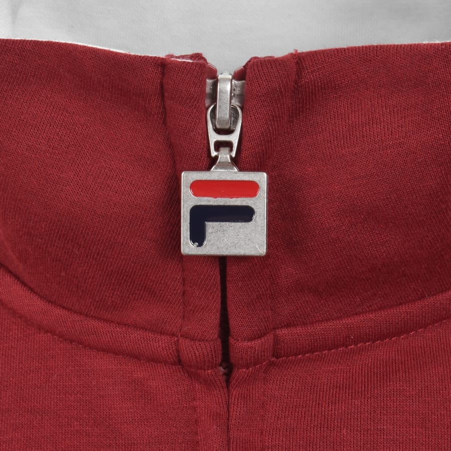 Image number 5 for Fila Patrice Zip Track Top Red