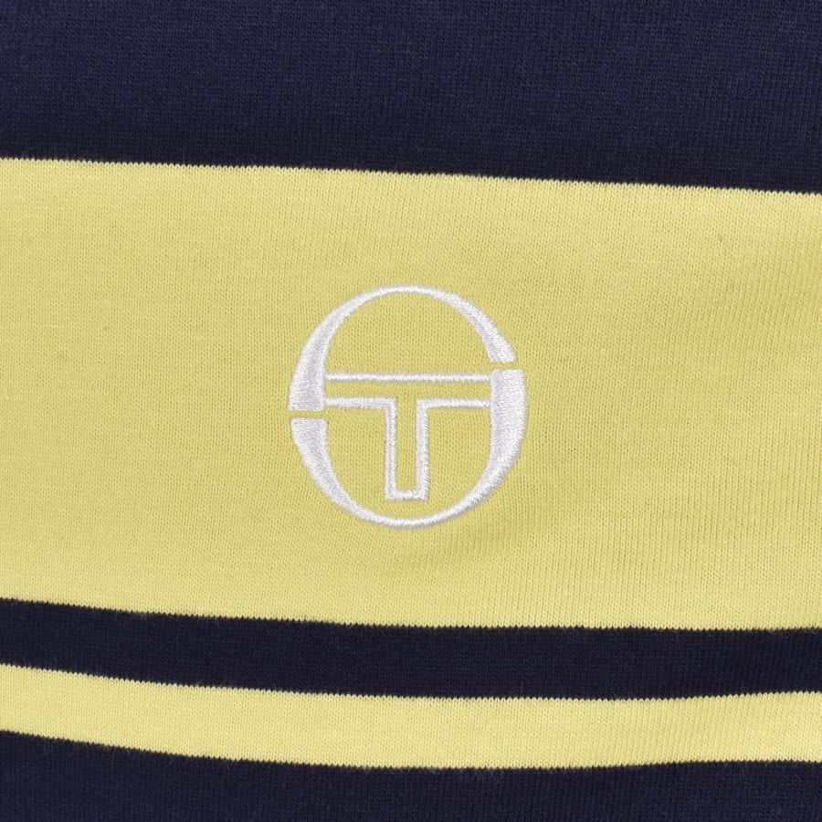 Image number 3 for Sergio Tacchini Logo T Shirt Navy