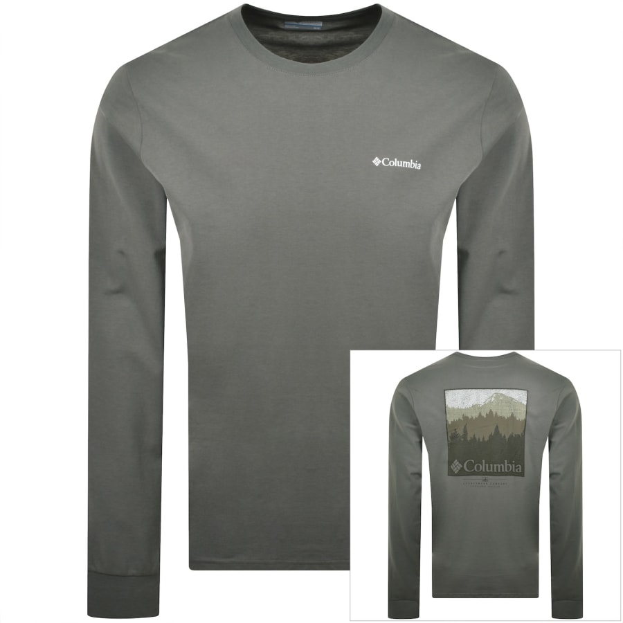 Image number 1 for Columbia Graphic T Shirt Green