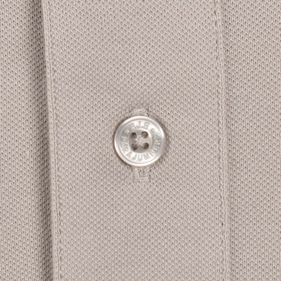 Image number 4 for Parajumpers Wellington Polo T Shirt Grey