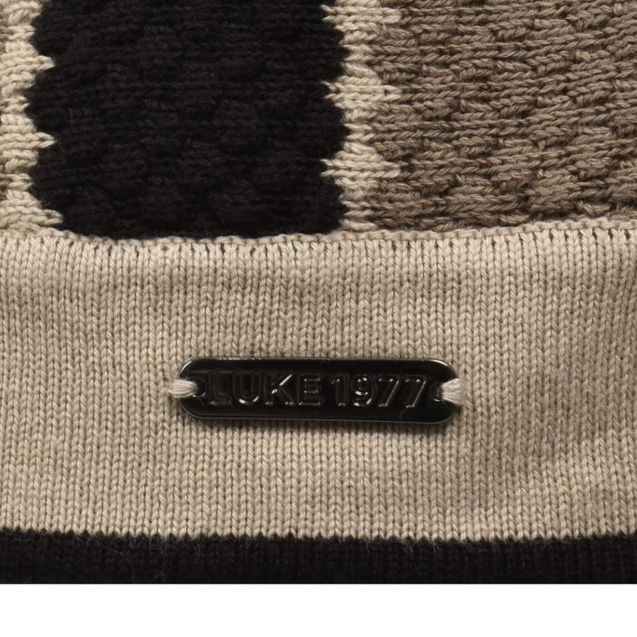 Image number 3 for Luke 1977 Castletown Knitted Polo Black