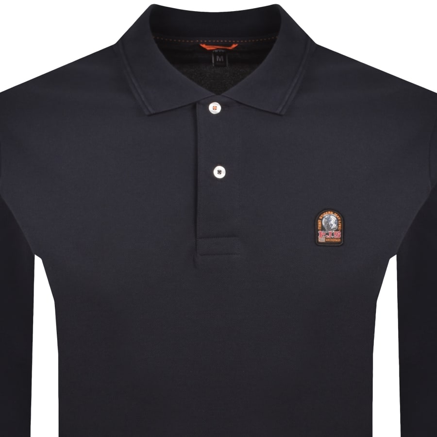 Image number 2 for Parajumpers Kerrobert Polo T Shirt Navy