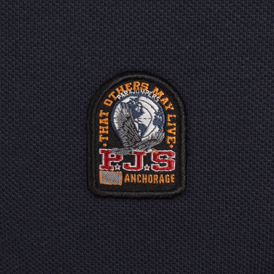 Image number 3 for Parajumpers Kerrobert Polo T Shirt Navy