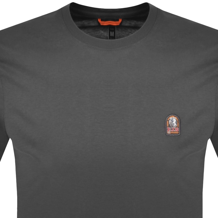 Image number 2 for Parajumpers Patch T Shirt Phantom Grey