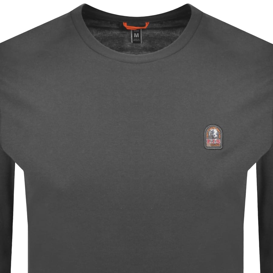 Image number 2 for Parajumpers Patch T Shirt Phantom Grey