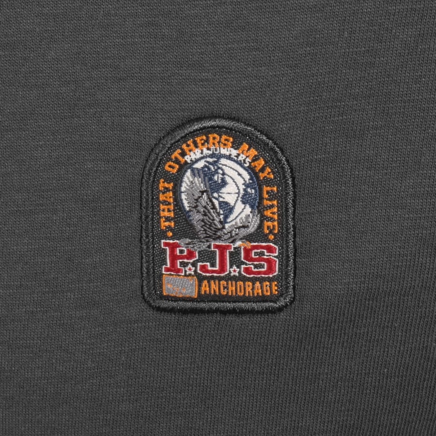 Image number 3 for Parajumpers Patch T Shirt Phantom Grey