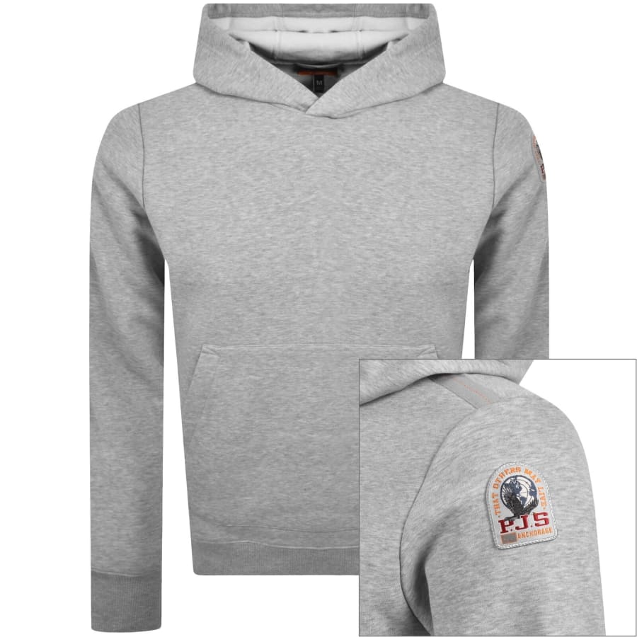 Image number 1 for Parajumpers Everest Hoodie Grey