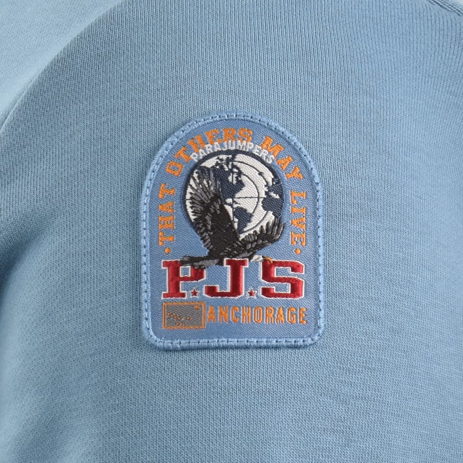 Image number 4 for Parajumpers Everest Hoodie Blue
