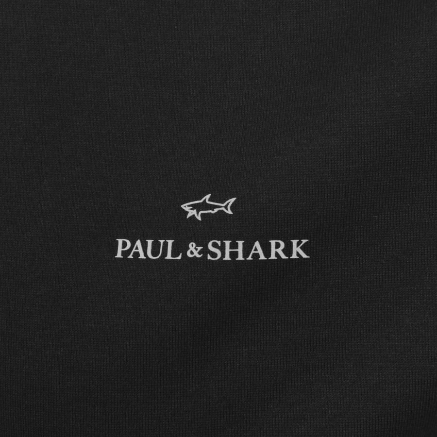 Image number 3 for Paul And Shark Printed Logo T Shirt Black