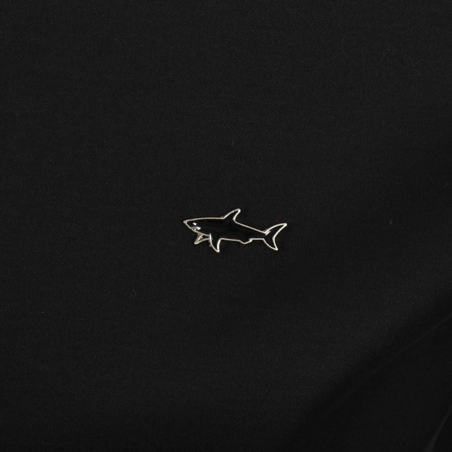 Image number 3 for Paul And Shark Metal Logo T Shirt Black