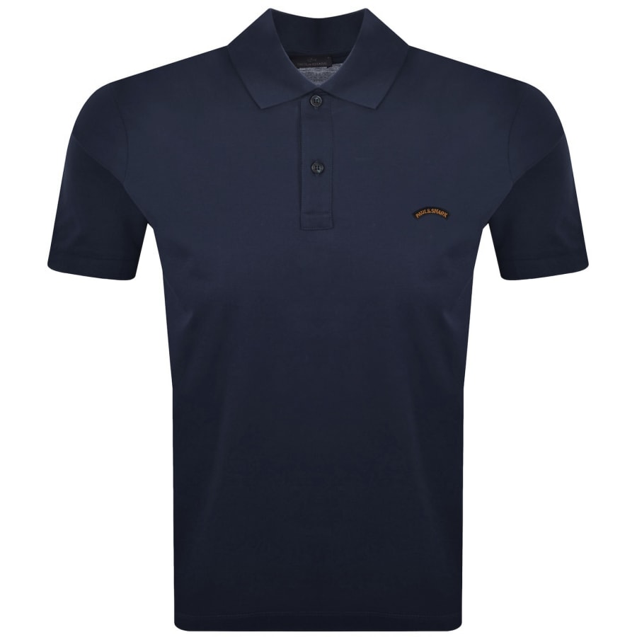 Image number 1 for Paul And Shark Logo Polo T Shirt Navy