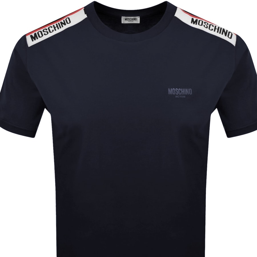 Image number 2 for Moschino Active T Shirt Navy