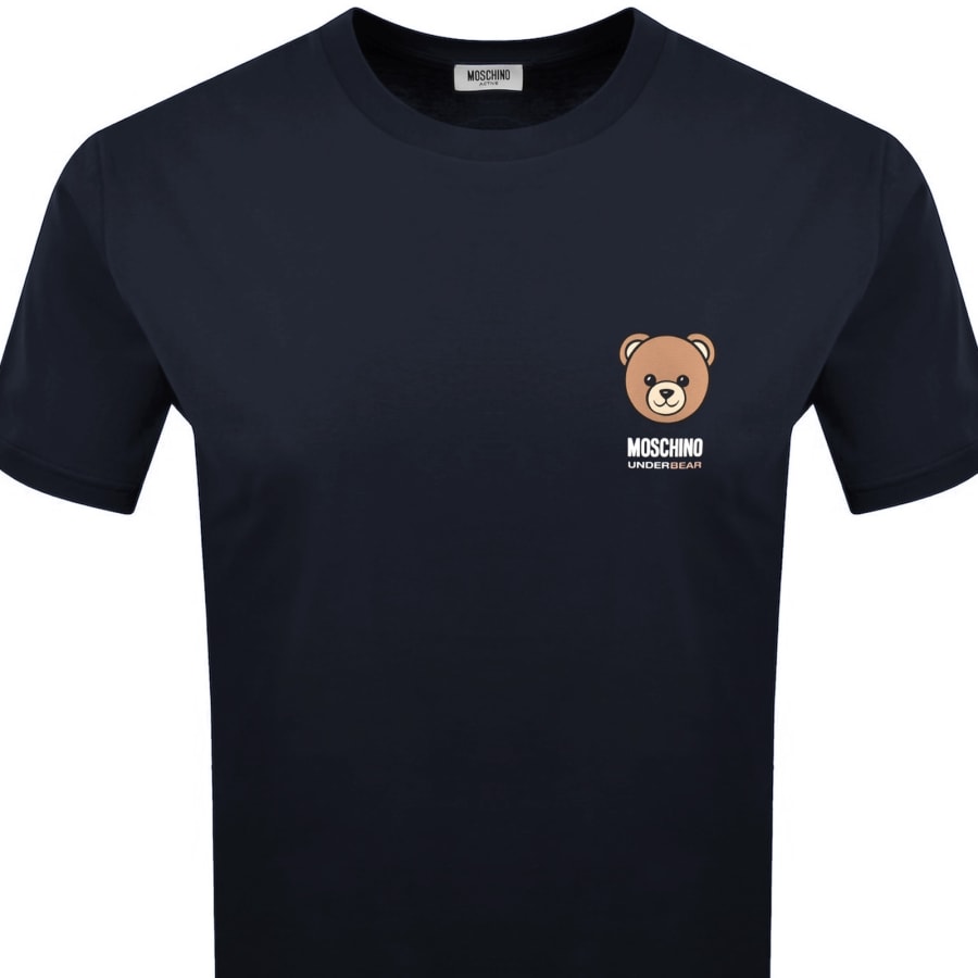 Image number 2 for Moschino Bear T Shirt Navy
