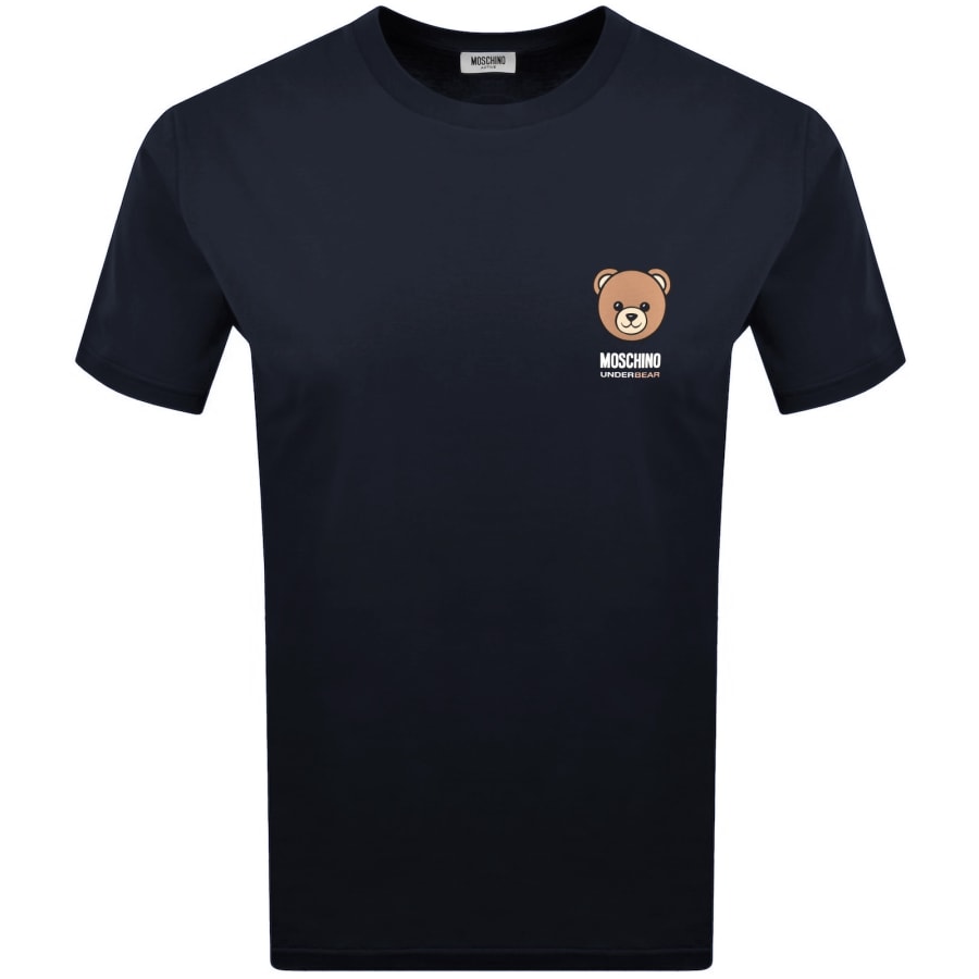 Image number 1 for Moschino Bear T Shirt Navy
