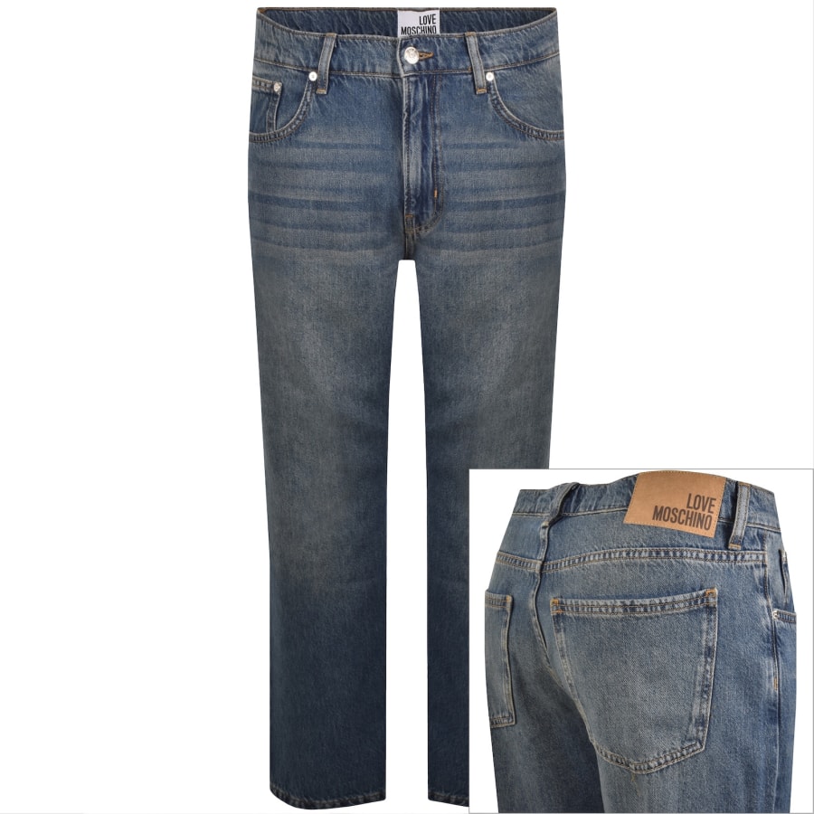 Image number 1 for Moschino Denim Jeans Blue