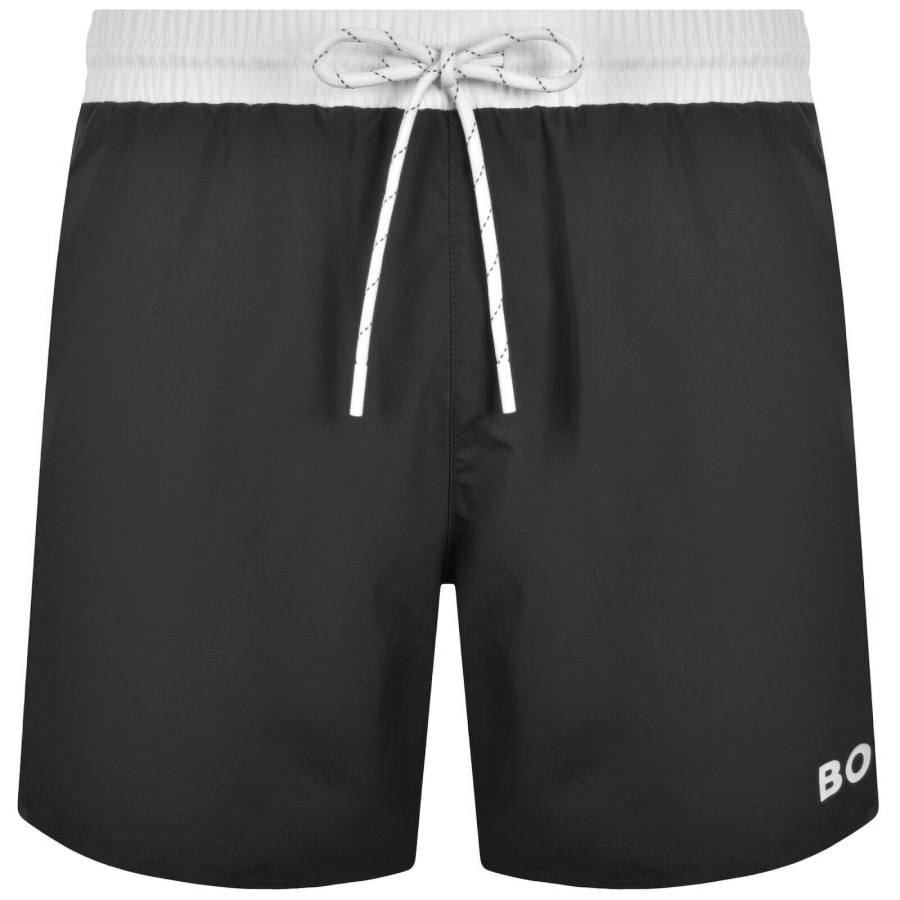 Image number 1 for BOSS Starfish Swim Shorts Black