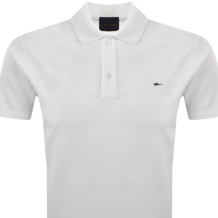 Image number 2 for Paul And Shark Logo Polo T Shirt White