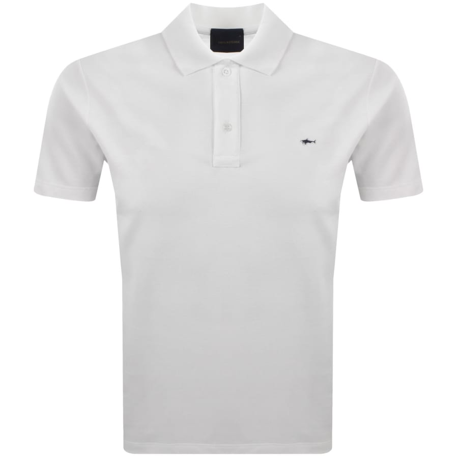 Image number 1 for Paul And Shark Logo Polo T Shirt White