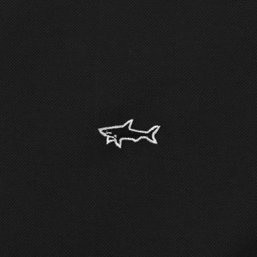 Image number 3 for Paul And Shark Logo Polo T Shirt Black