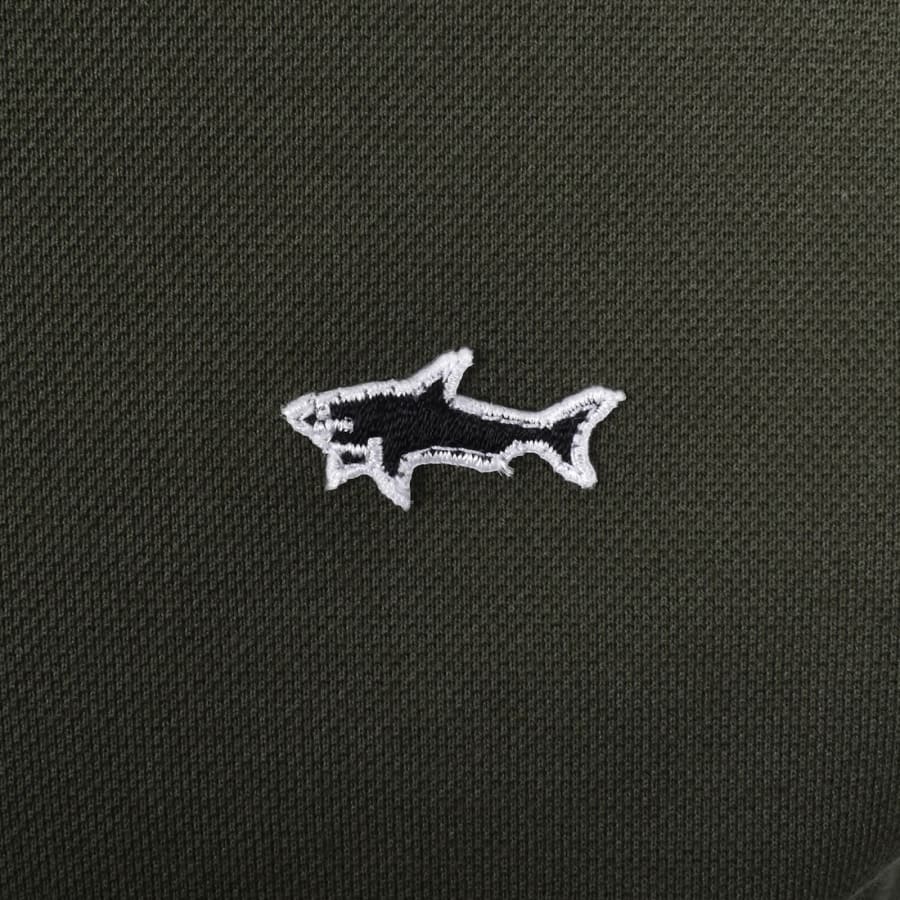 Image number 3 for Paul And Shark Logo Polo T Shirt Green