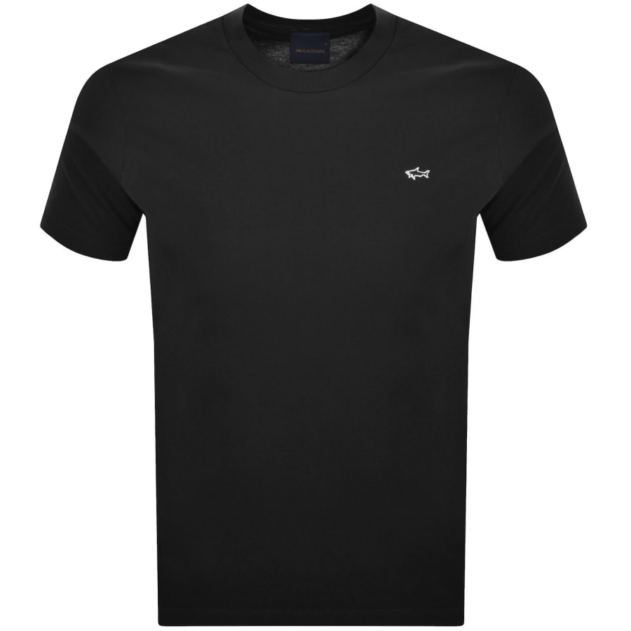 Image number 1 for Paul And Shark Logo T Shirt Black