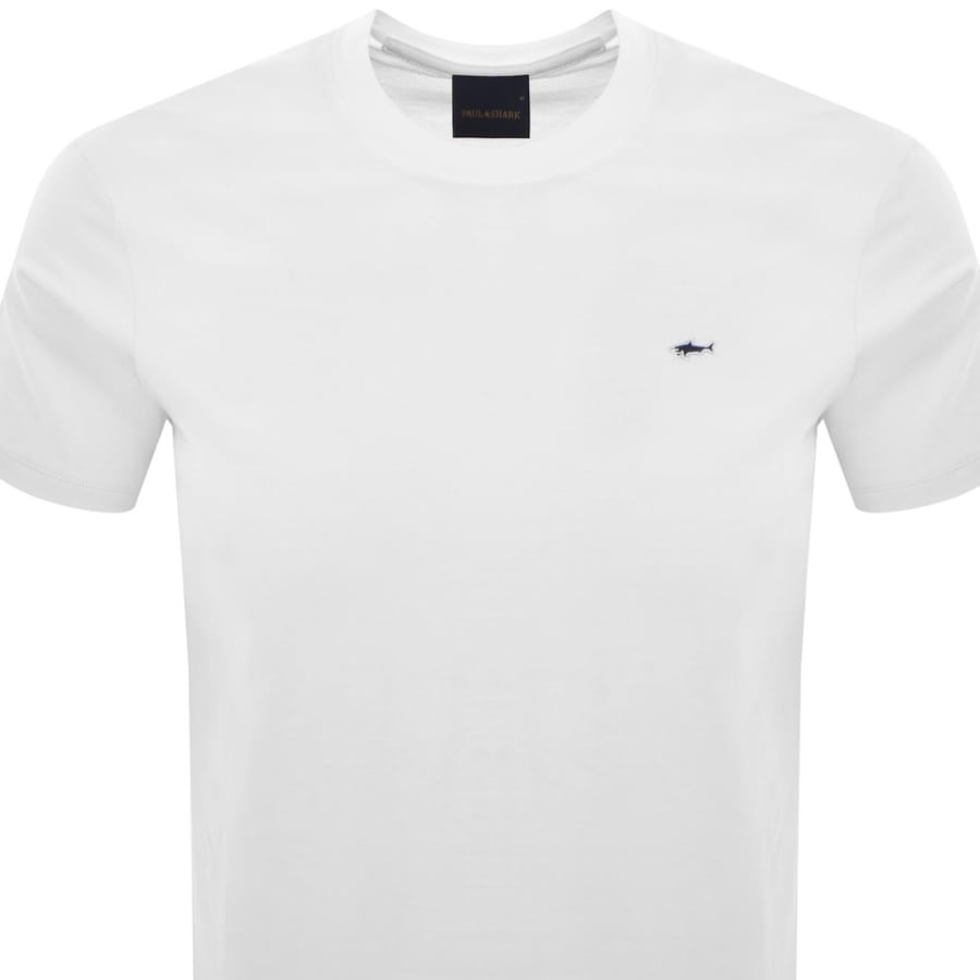 Image number 2 for Paul And Shark Logo T Shirt White