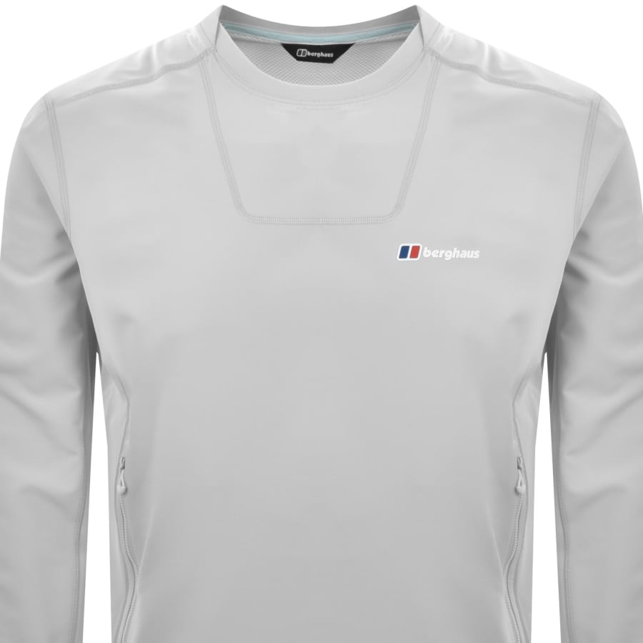 Image number 2 for Berghaus Greenbank Sweatshirt Light Grey