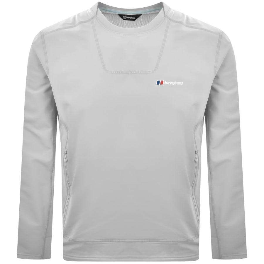 Image number 1 for Berghaus Greenbank Sweatshirt Light Grey