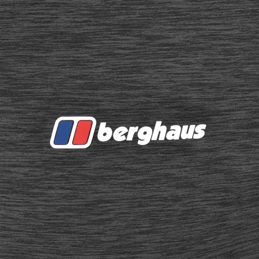 Image number 3 for Berghaus Farndale Half Zip Tech T Shirt Black