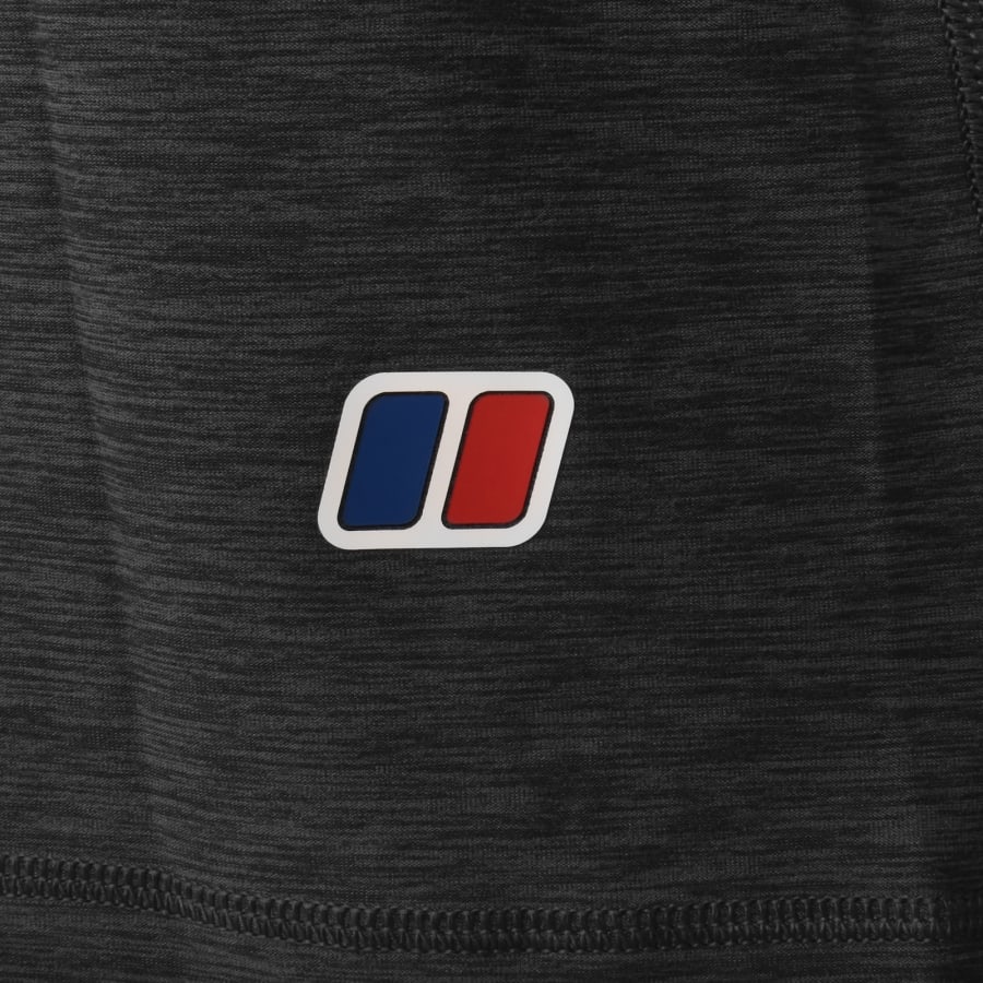 Image number 4 for Berghaus Farndale Half Zip Tech T Shirt Black