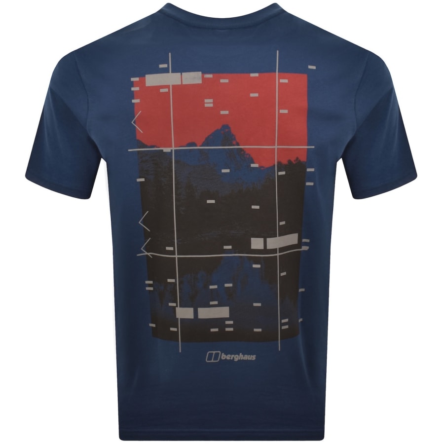 Image number 5 for Berghaus Staticscape T Shirt Dark Blue
