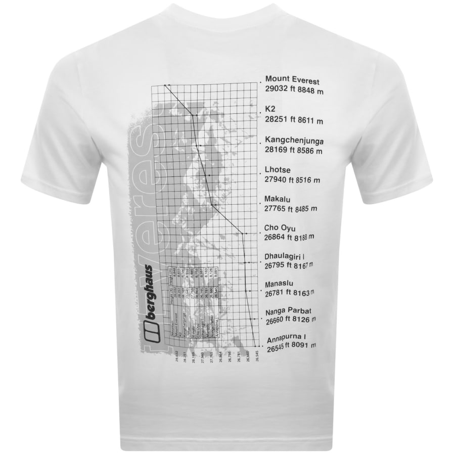 Image number 5 for Berghaus Mount 10 T Shirt White