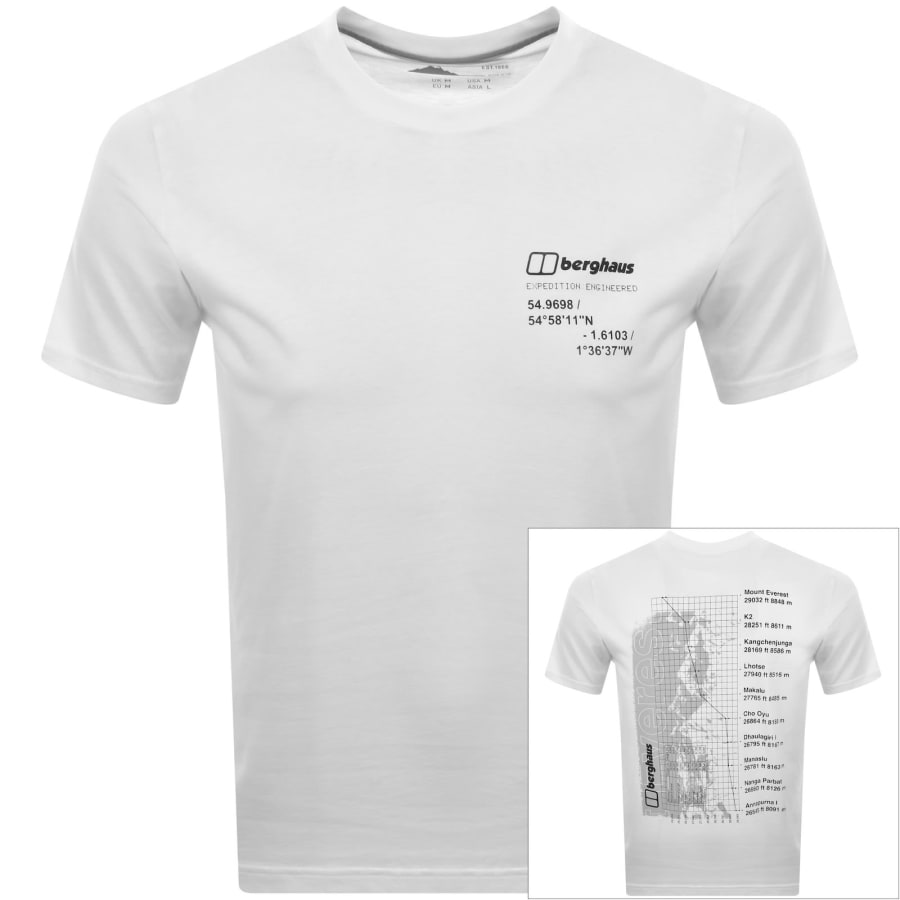 Image number 1 for Berghaus Mount 10 T Shirt White