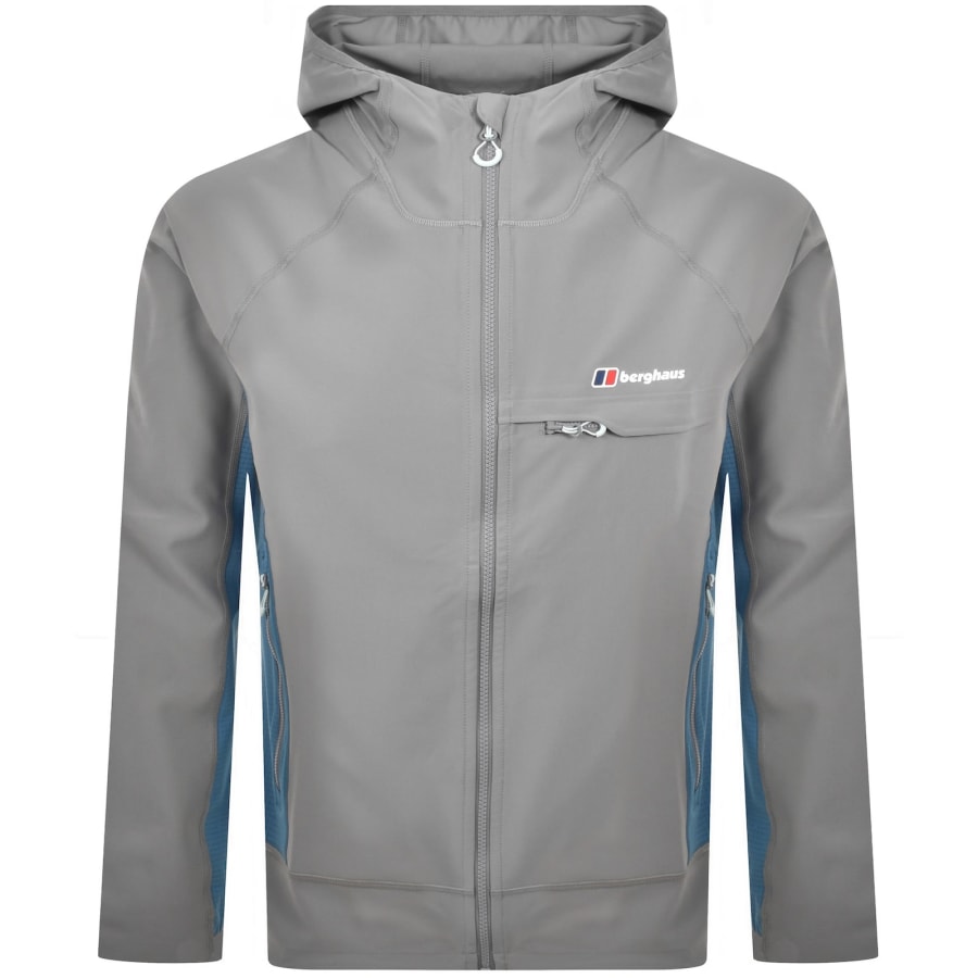 Image number 1 for Berghaus Wavertree Hooded Jacket Grey