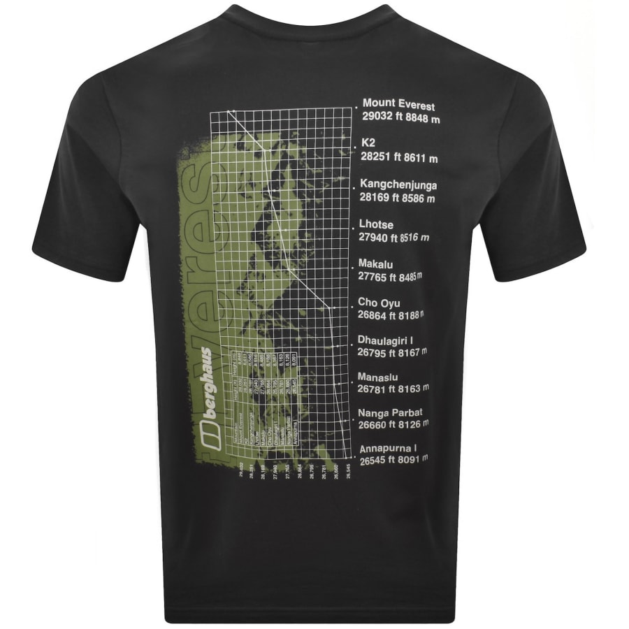 Image number 5 for Berghaus Mount 10 T Shirt Black