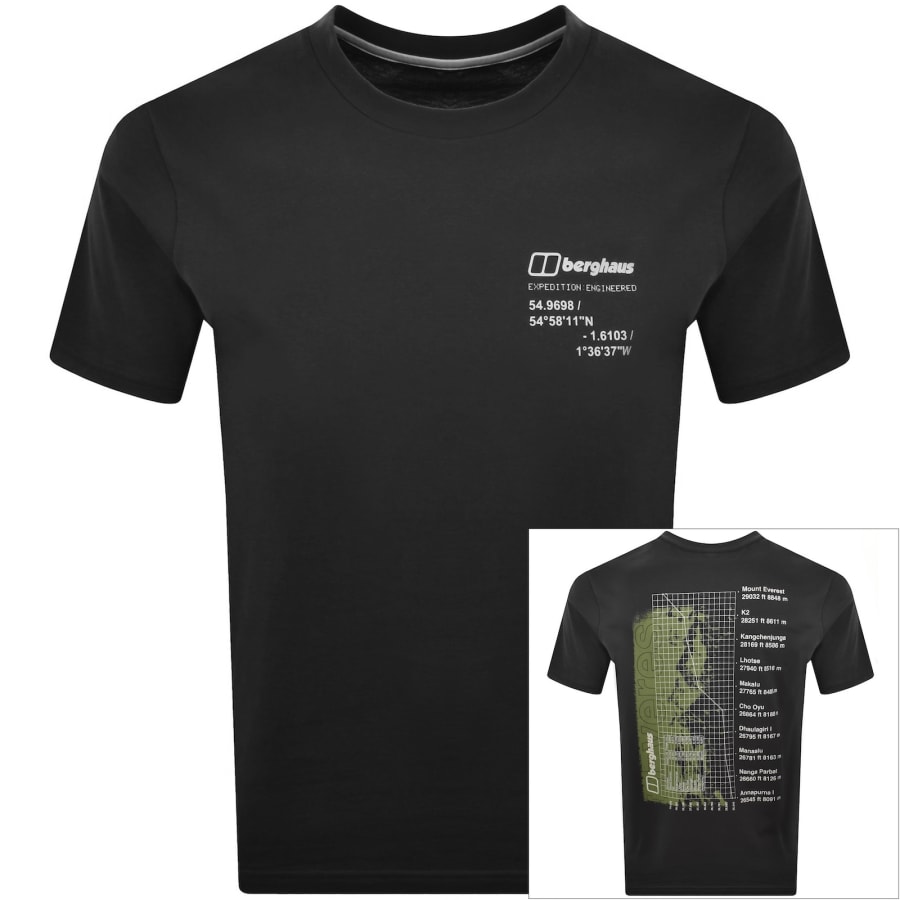 Image number 1 for Berghaus Mount 10 T Shirt Black