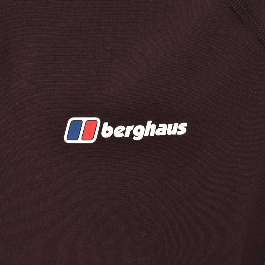 Image number 3 for Berghaus Wavertree Half Zip Jacket Dark Purple