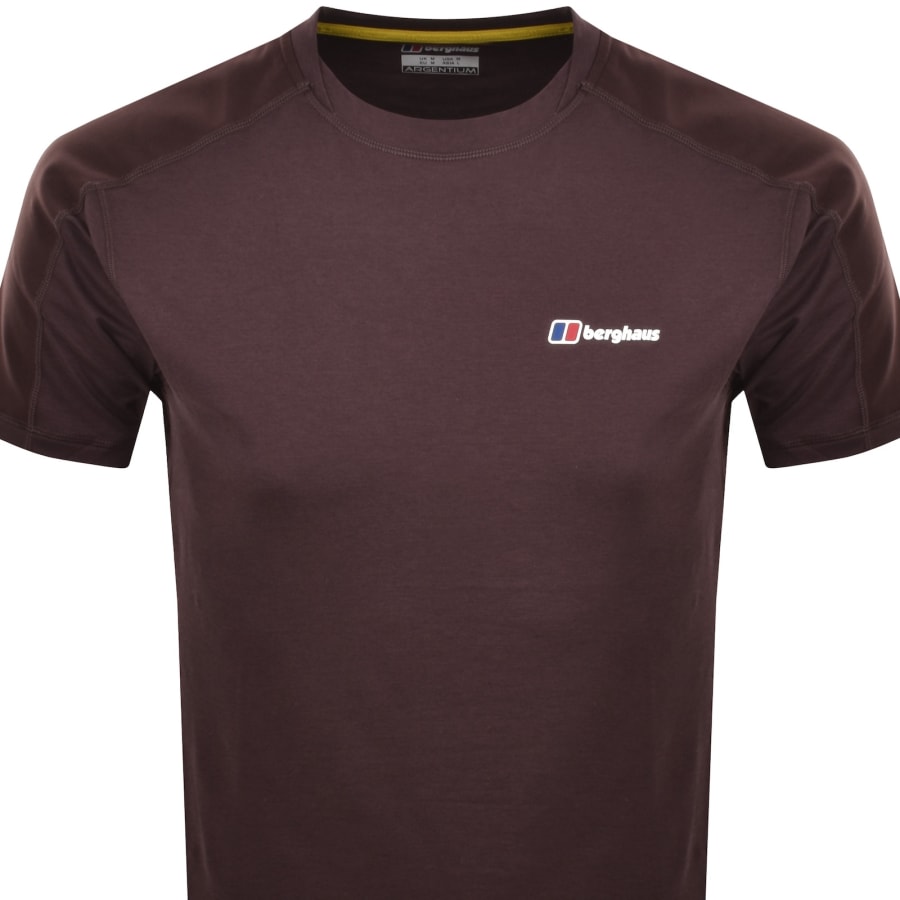 Image number 2 for Berghaus Farndale Tech T Shirt Purple