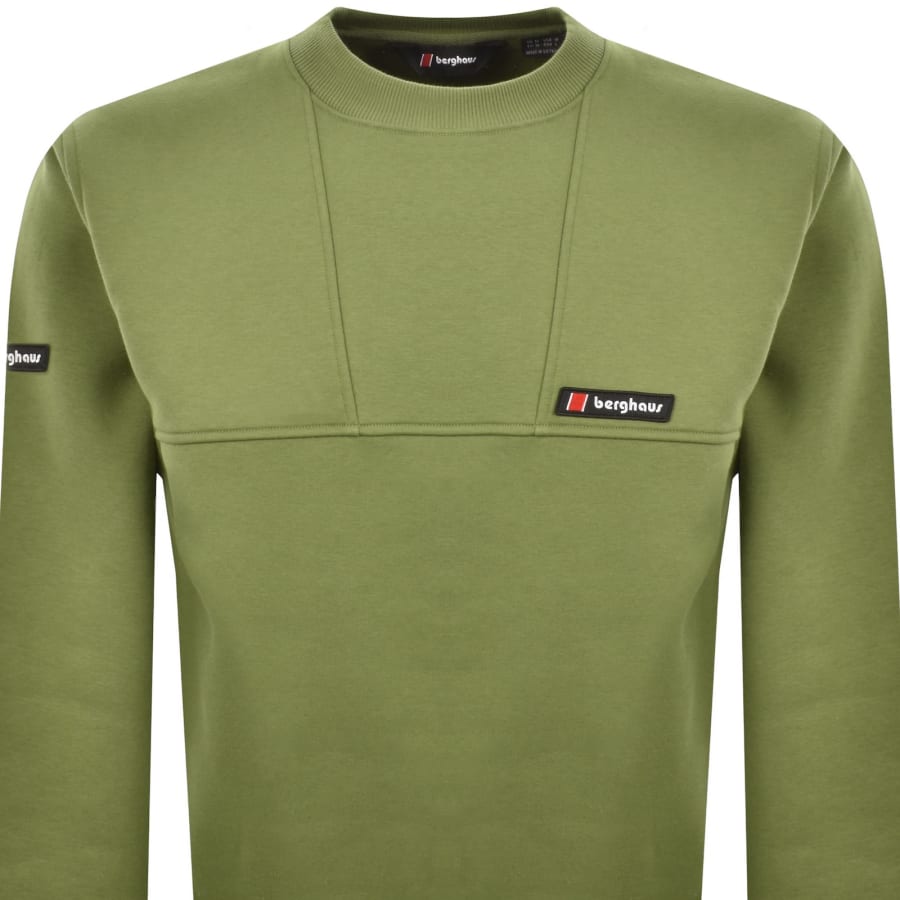Image number 3 for Berghaus Trango Mountain Sweatshirt Green