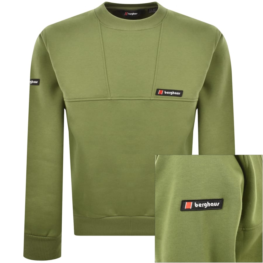 Image number 1 for Berghaus Trango Mountain Sweatshirt Green