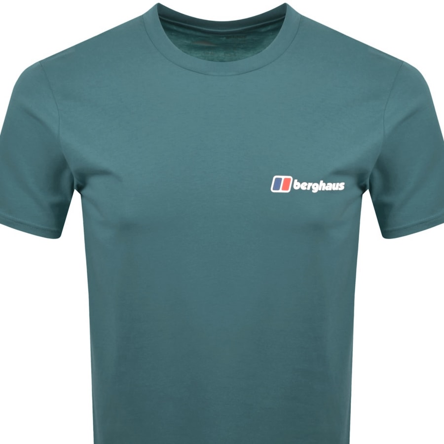 Image number 2 for Berghaus Logo T Shirt Blue