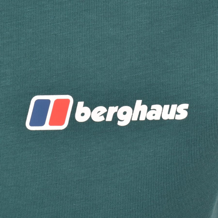 Image number 3 for Berghaus Logo T Shirt Blue