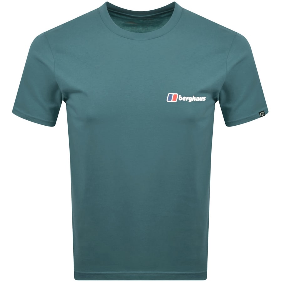 Image number 1 for Berghaus Logo T Shirt Blue