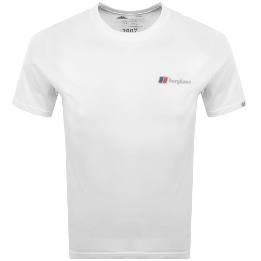 Image number 1 for Berghaus Classic Logo T Shirt White