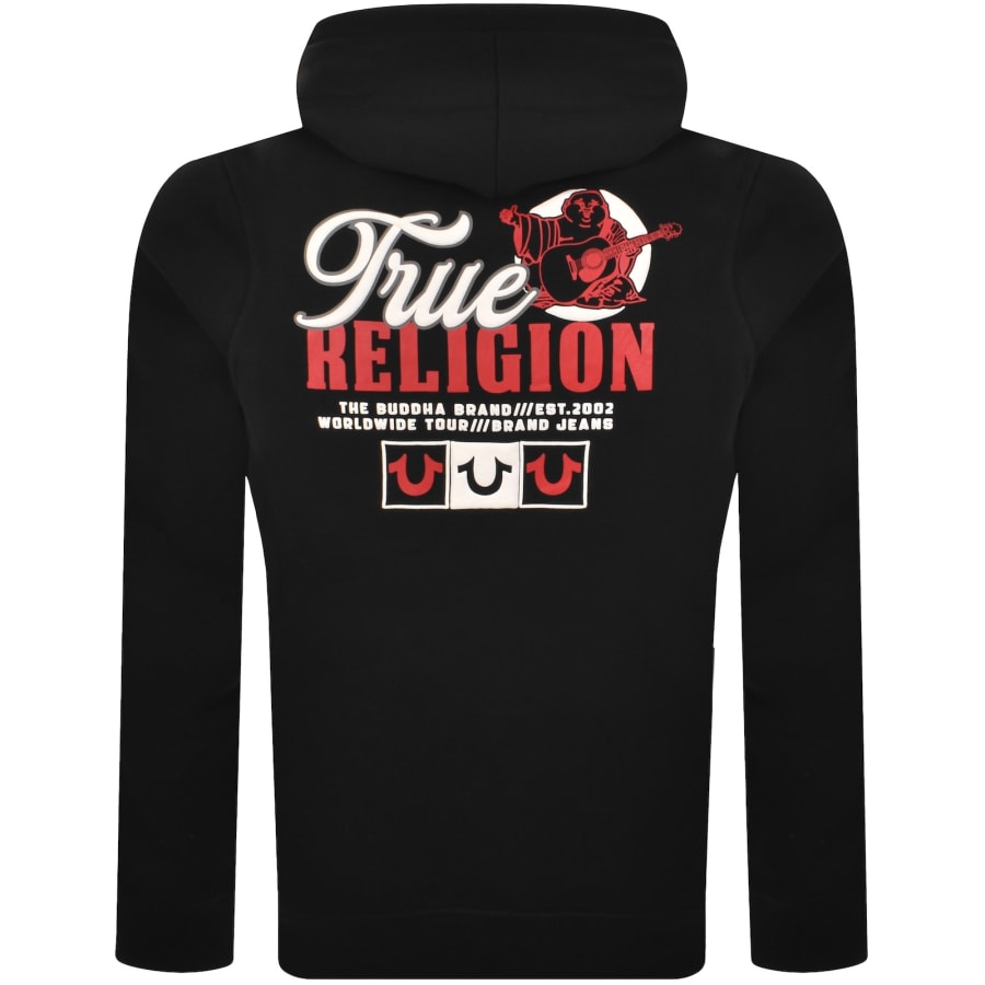 Image number 5 for True Religion Retro Hoodie Black