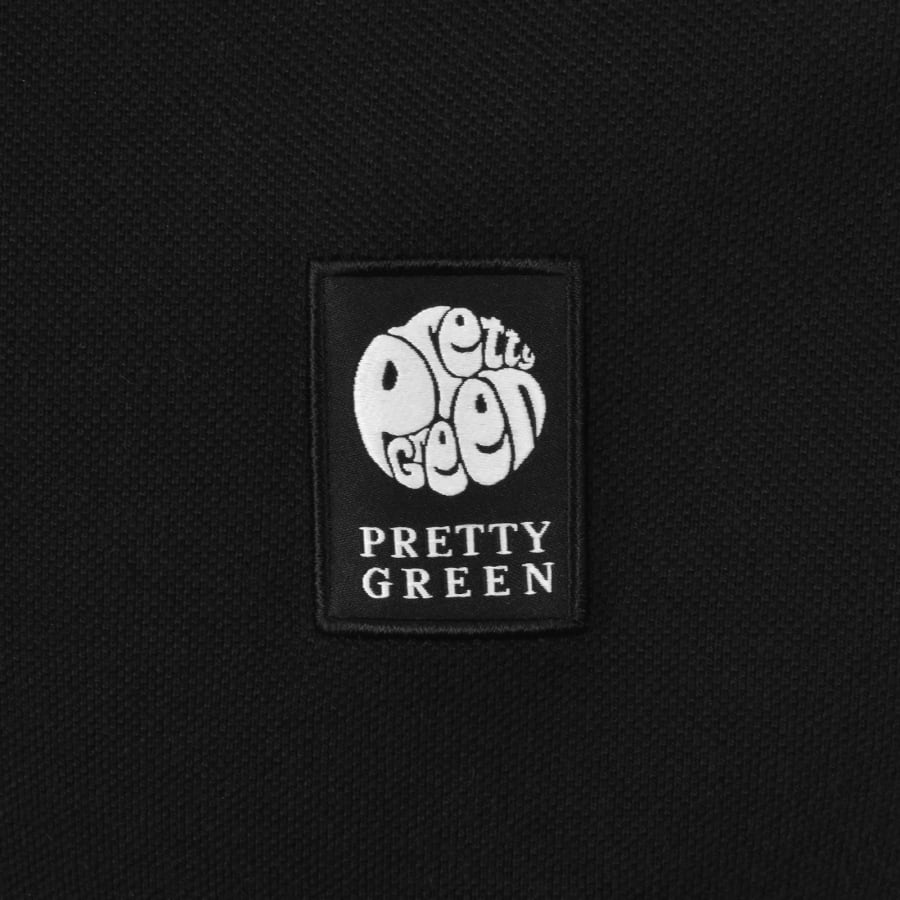 Image number 3 for Pretty Green Overdale Polo T Shirt Black