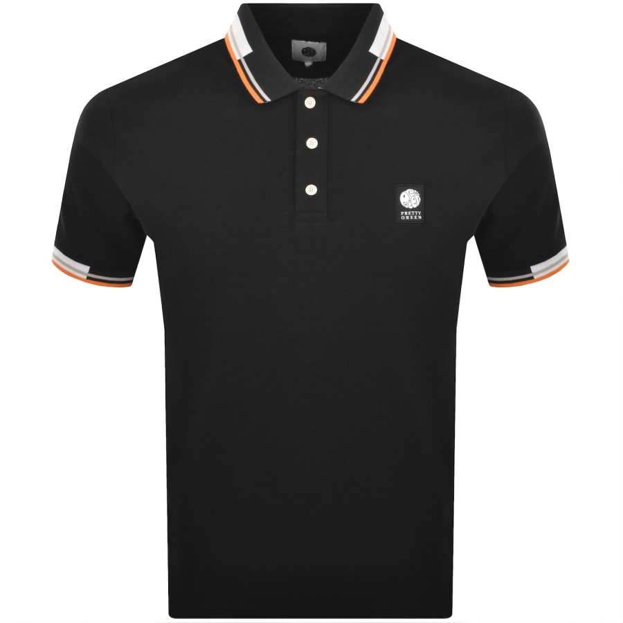 Image number 1 for Pretty Green Overdale Polo T Shirt Black