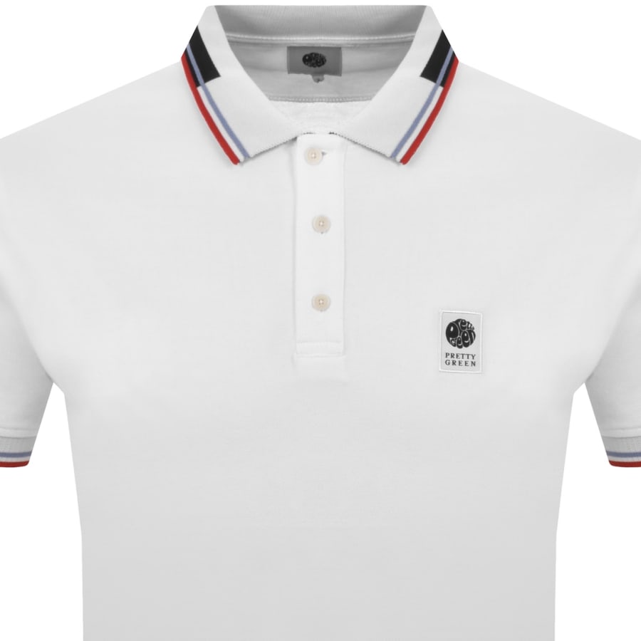 Image number 2 for Pretty Green Overdale Polo T Shirt White