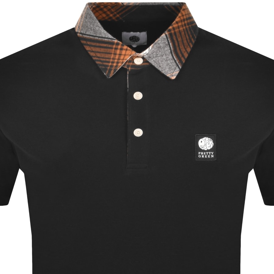 Image number 2 for Pretty Green Strobe Polo T Shirt Black